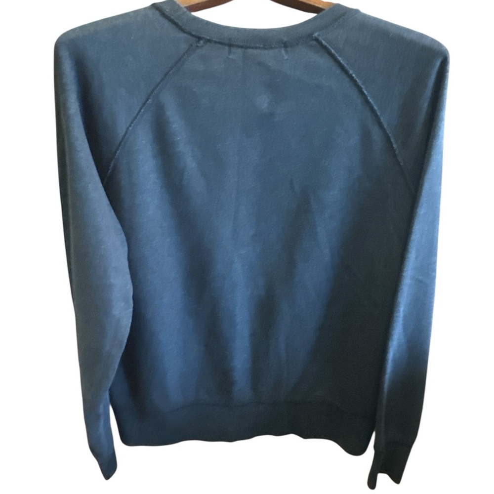 H&M Navy Crewneck Sweatshirt with 'ALASKA 58' Print - Women’s Size Small Casual - Picture 2 of 6